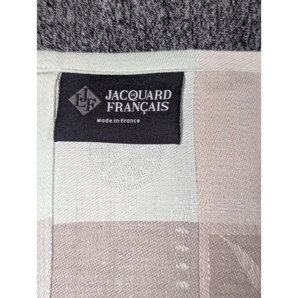 Le Jacquard Francais Venezia 4 Placemats Ash Beige Linen Made in France 21x15
